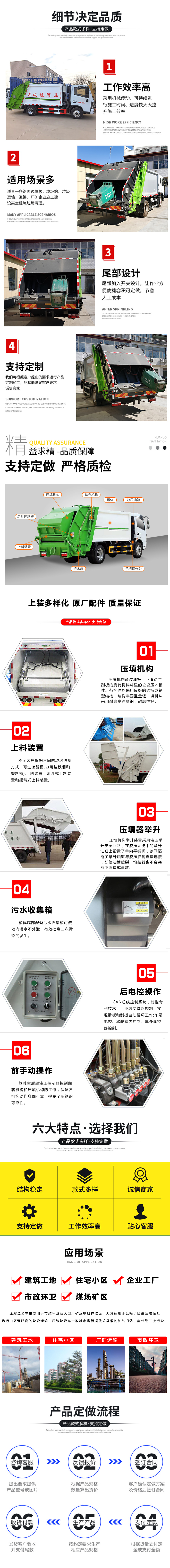 國六東風(fēng)途逸藍(lán)牌壓縮垃圾車